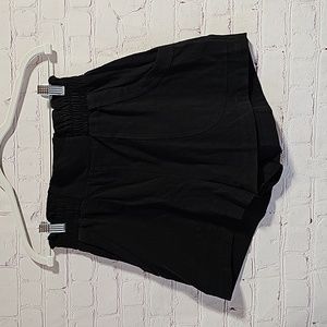 Black Shorts with elastic waist